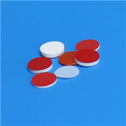 10mm x 0.040" PTFE/Red Rubber Septa / PK 100
