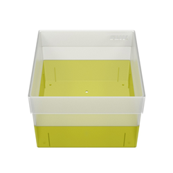 Freezer Box PP Yellow 130x130x95mm w/o divider