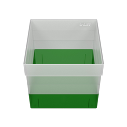 Freezer Box PP Green 130x130x120mm w/o divider