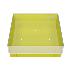 Freezer Box PP Yellow 130x130x45mm w/o divider