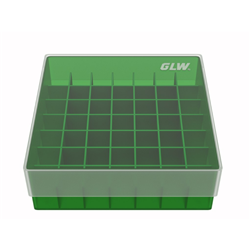 Freezer Box PP Green for 4.0ml Sample Vials or 6.0ml Mini Vials 49 well