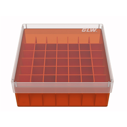 Freezer Box PP Red for 4.0ml Bio Grip or Sample vials 49 well