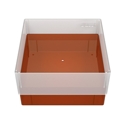 Freezer Box PP Red 130x130x75mm w/o divider