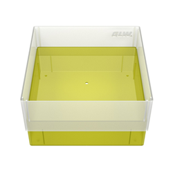 Freezer Box PP Yellow 130x130x75mm w/o divider