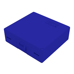 Slide Box Freezer PS Blue 25 place snap lock 90x90x32mm