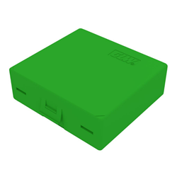 Slide Box Freezer PS Green 25 place snap lock 90x90x32mm
