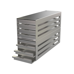 Freezer rack SSteel drawer 8x3 pl. 29mm 410x258x135mm
