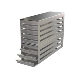 Freezer rack SSteel drawer 9x3 pl. 29mm 410x290x135mm