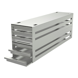 Freezer rack SSteel drawer 6x4 pl. 29mm 540x194x135mm