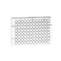 Microplate, Cell Culture 96 well, PS, U-bottom, Clr, TC,  lid, Sterile, Indiv. packed / PK 100