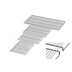 Stainless steel grid, electropolished (standard equipment) - Size 110 and 160