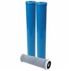 Cartridge Replacement Kit for HY-122-DI-HC (10 Carbon, (2) 20 High Capacity DI) - 2-1/2 Diameter HYK