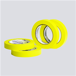 Write-On Label Tape YELLOW 19mm x 36.6m, temperature resistant, PTFE fluoropolymer resin / PK 4
