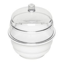 Desiccator Space-saver polycarbonate/polypropyene desiccator 0.20 cu. ft.plate dia. 19cm /EA