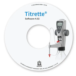 Titrette Software, for Titrette with interface RS 232, special interface cable necessary