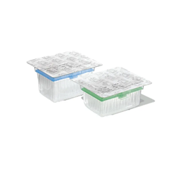 Robotic tips, racked, sterile, PP, colourless, TipRack, 1-50µl, BIO-CERT® LIQ HAND / PK 960