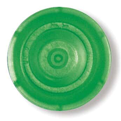 Cover for UV-Cuvettes, Micro, PE, Round, Green / PK 100