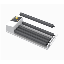 Roller RM5, removable rollers, synchronously rocking and rotating tube mixer