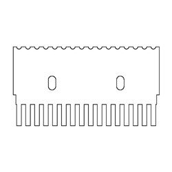 Comb 16 sample, 1mm thick