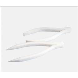 Tweezers / Forceps, Fine Square 150mm PTFE