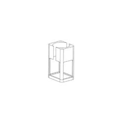 Insert, I 100 1/100, for 1 x 100ml open tube, Centric / PK 4