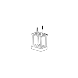 Insert, I 100 7/5-7, for 7 x 5-7ml blood collection tubes, Centric / PK 4