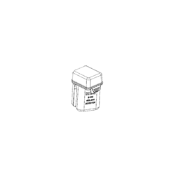 Rectangular buckets, B 100 BL, for RS 4/100 with plastic lids, Centric / PK 4