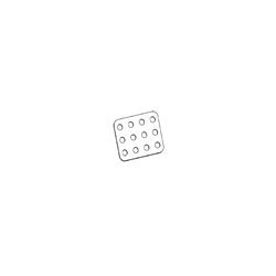 Reduction adapter, A0.2-0.4, for 12 x 0.2-0.4ml tubes & insert I 100 12/5-7, Centric / PK 4