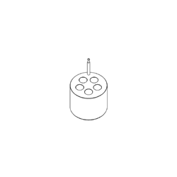 Insert, I 400 5/20, for 5 x 20ml tubes, Centric / PK 4