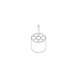 Insert, I 200 7/5-7, for 7 x 5-7ml BD & Greiner branded blood collection tubes, Centric / PK 4