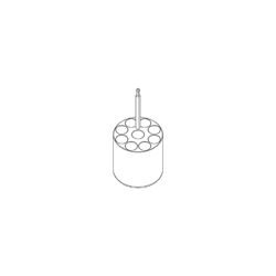Insert, I 200 9/5-7, for 9 x 5-7ml Terumo/FACS branded blood collection tubes, Centric / PK 4