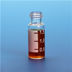 2.0mL Clear R.A.M.Vial, 12x32mm, with White Graduated Spot,9mm Thread /pk 1000