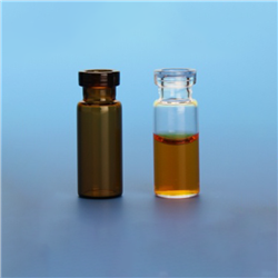 2.0mL LO (Large Opening) Amber Vial, 12x32mm, 11mm Crimp  / PK 100