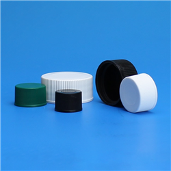 15-425mm Solid Top, Black Polypropylene Cap Unlined / PK 1000