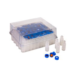 Pack - 1.5mL, PP. Snap Ring LVV, 12x32mm, 11mm Snap Cap, Polyimide/Silicone Lined for PFAS Testing