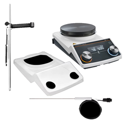 Hei-PLATE Mix n Heat Core+ Package Stirring and heating with Pt1000, holder and cover 230v