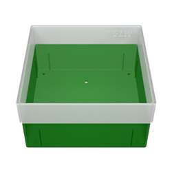 Freezer Box PP Green 130x130x70mm w/o divider