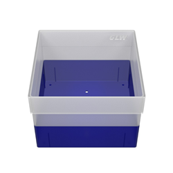 Freezer Box PP Blue 130x130x95mm w/o divider