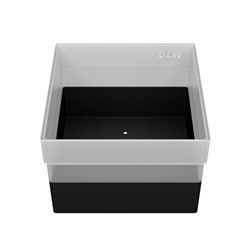 Freezer Box PP Black 130x130x95mm w/o divider
