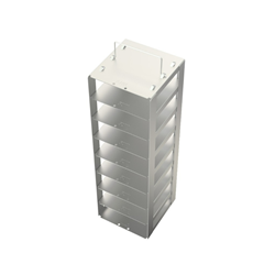 Freezer rack SSteel chest for 8 boxes 140x140x445mm