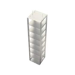 Freezer rack SSteel chest for 8 boxes 140x140x645mm