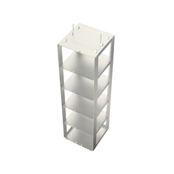 Freezer rack SSteel chest for 5 boxes 140x140x500mm