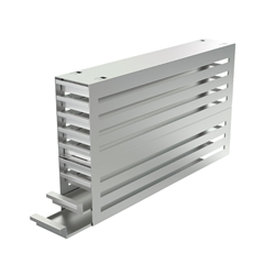 Freezer rack SSteel drawer 9x3 pl. for slide boxes 540x315x96mm