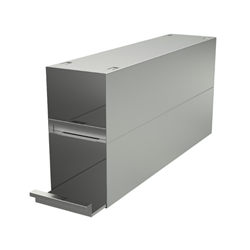 Freezer rack SSteel drawer 2x4 pl. 128mm 540x265x135mm