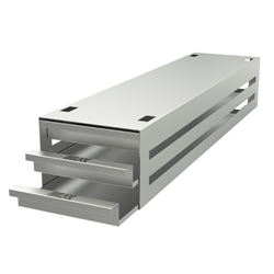 Freezer rack SSteel drawer 3x4 pl. 29mm 540x98x135mm