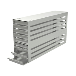 Freezer rack SSteel drawer 9x4 pl. 29mm 540x290x135mm