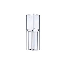 Cuvette, Semi-Micro, 1.6 mL, PS, 12.5 x 12.5 x 45 mm, 10 cases of 100 pieces (total of 1000 pieces)