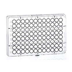 Microplate, 96 well, PS, U-bottom, Clear, CELLSTAR cell repellant, Lid, Sterile, Indiv. packed /PK 6