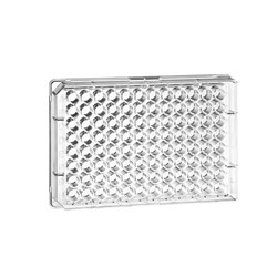 Microplate, 96 well, UV Star, F-bottom (Chimney well), Clear, DNase & RNase Free /PK 40