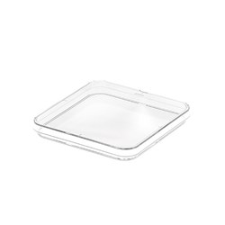 Petri dish SQUARE 120x120x17mm with vents / PK 240 (Inner 10)